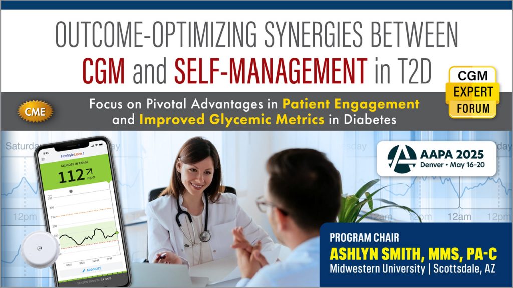 Outcome-Optimizing Synergies between CGM and Self-Management in T2D
